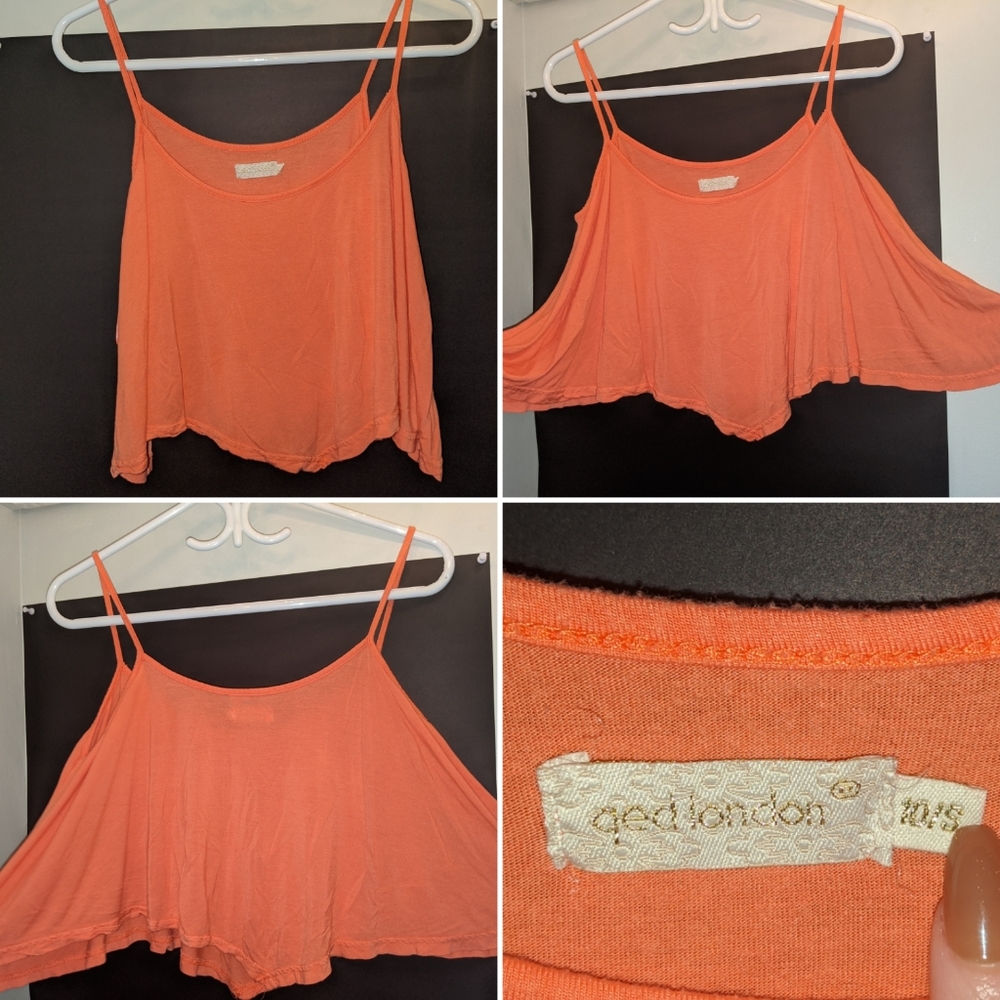 SPAGHETTI STRAP CROP TOP